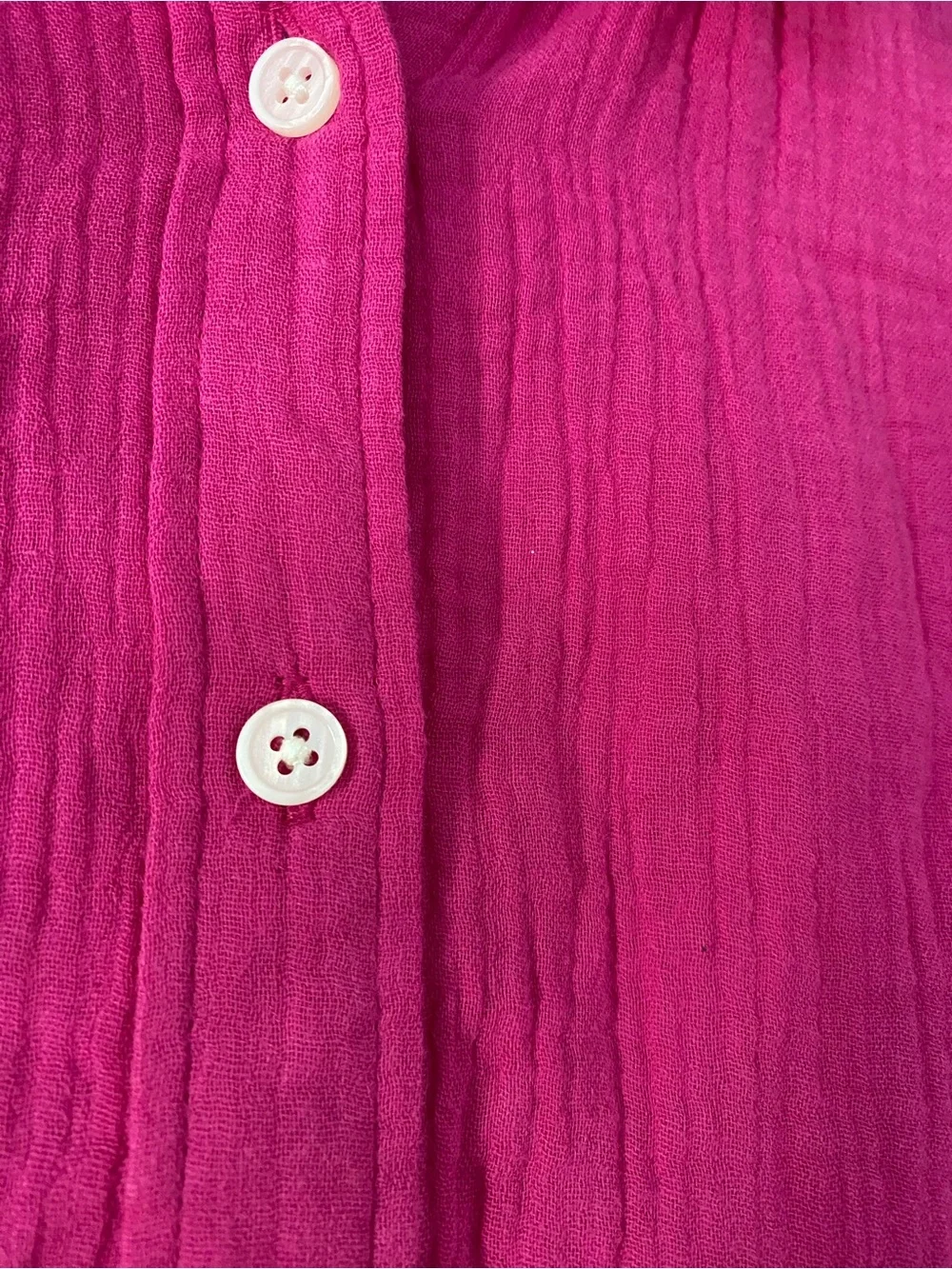 NWT NEW J. Crew Gauze Button Down Sleeveless Top Pink 2X